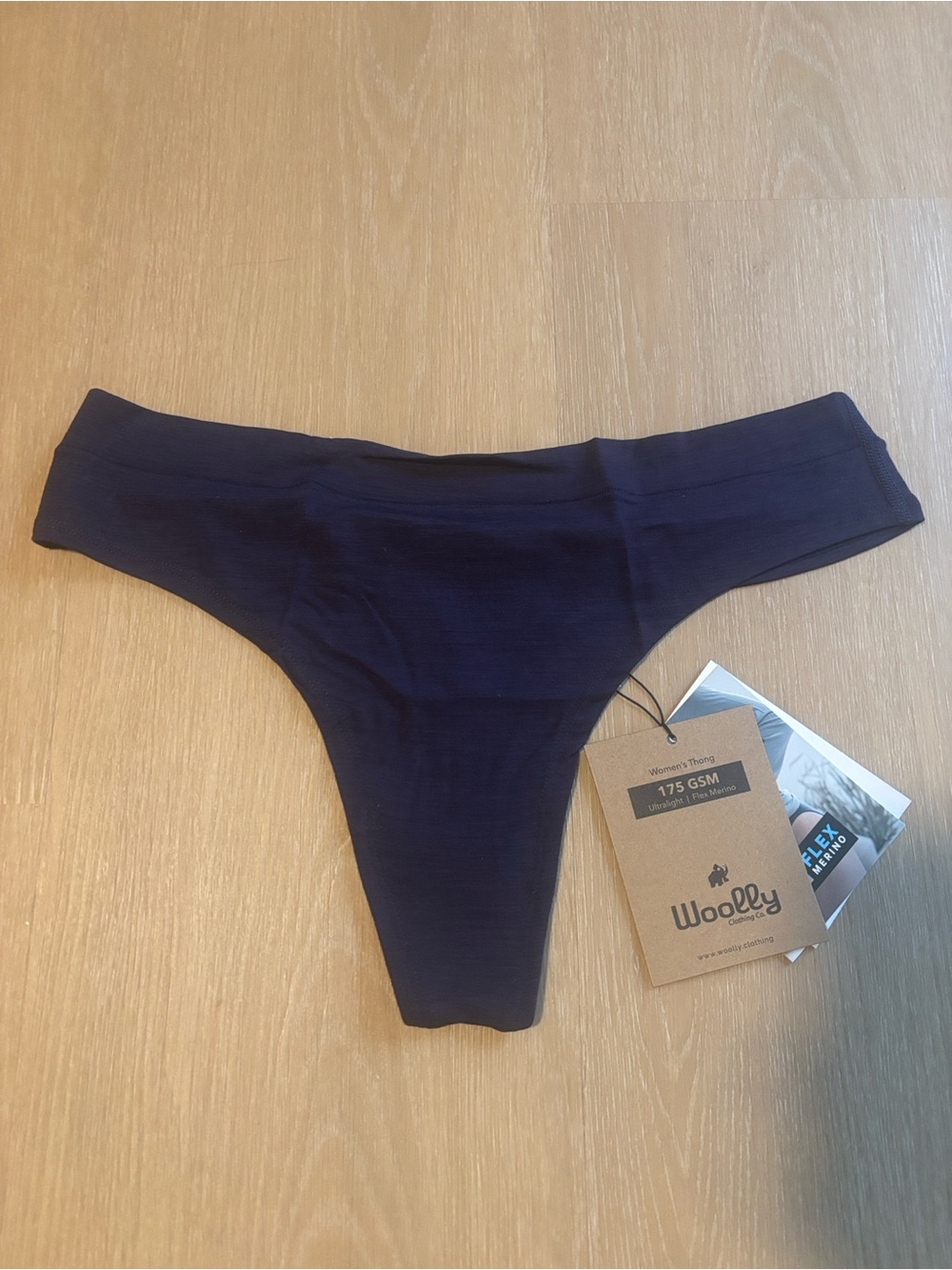 NWT Woolly Merino Classic Thong size XL